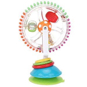 infant toy, sturdy baby rattle toy improve cognitive ability portable with sturdy sunction cup for babies(new rotating ferris wheel)