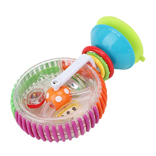 Infant Toy, Sturdy Baby Rattle Toy Improve Cognitive Ability Portable with Sturdy Sunction Cup for Babies(New Rotating Ferris Wheel)