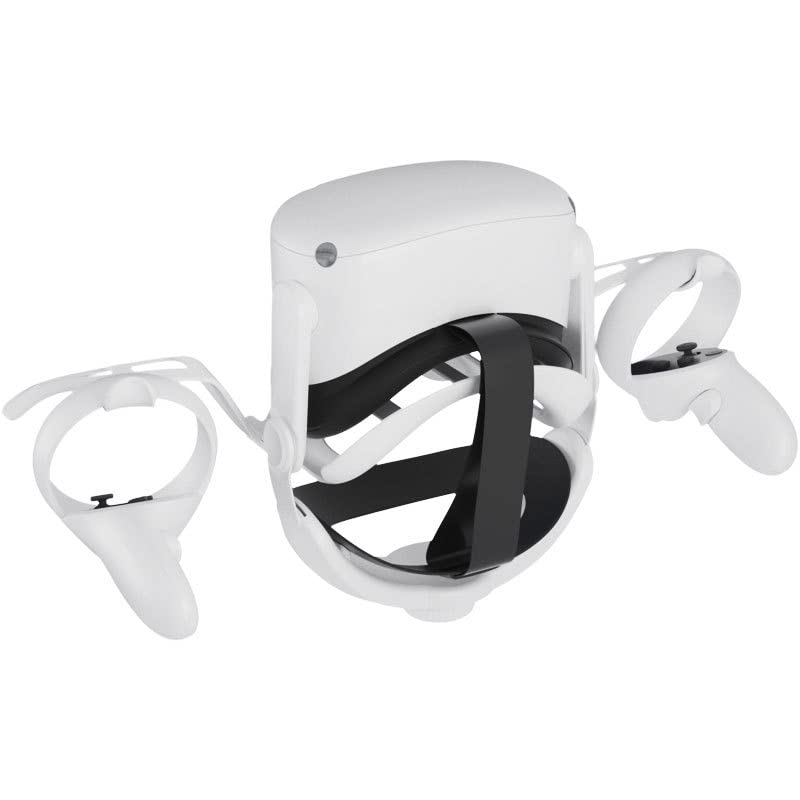 MODJUEGO VR Wall Mount Stand Hook Storage Rack for Oculus Quest 2,Pico 4,Pico 3,PS5 VR Glasses and Handle Storage Handle Wall Storage Stand Accessory