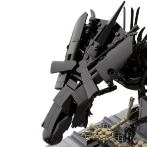 Xenomorph Building Block Toys, Xenomorph Queen Predalien Popular Movie Toys Collectibles, Suitables for Fans (903 Pcs)