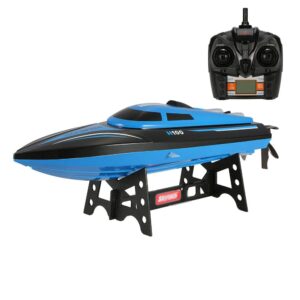 ssbhdm rc ship water toy racing boat h100 rc boat 2.4g 4ch radio-controlled boat 180 degree flip 20km/h high speed racing boat outdoor toys for kids boy girl gift toy