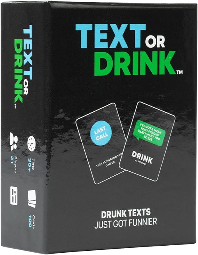 Beer Pressure Text or Drink - Card Game for Parties and Game Nights. The Perfect Party Gift!