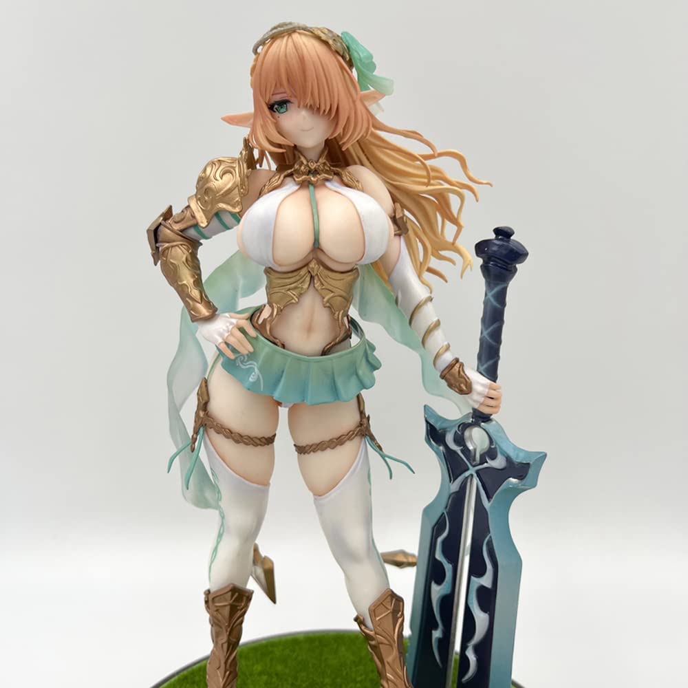 SAOPAN Anime Girl Figure Original Character Elf Cecile - 1/6 Action Figure Home Decor Collectible Figurines Model Toy Gifts Box Packing (Luxury Soft Ver.)