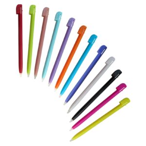 12 Pack Multicolor Touch Stylus Pen Compatible for Nintendo DS Lite Handheld Video Game System