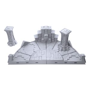 EnderToys Forgotten Circular Temple by Makers Anvil, 3D Printed Tabletop RPG Scenery and Wargame Terrain for 28mm Miniatures