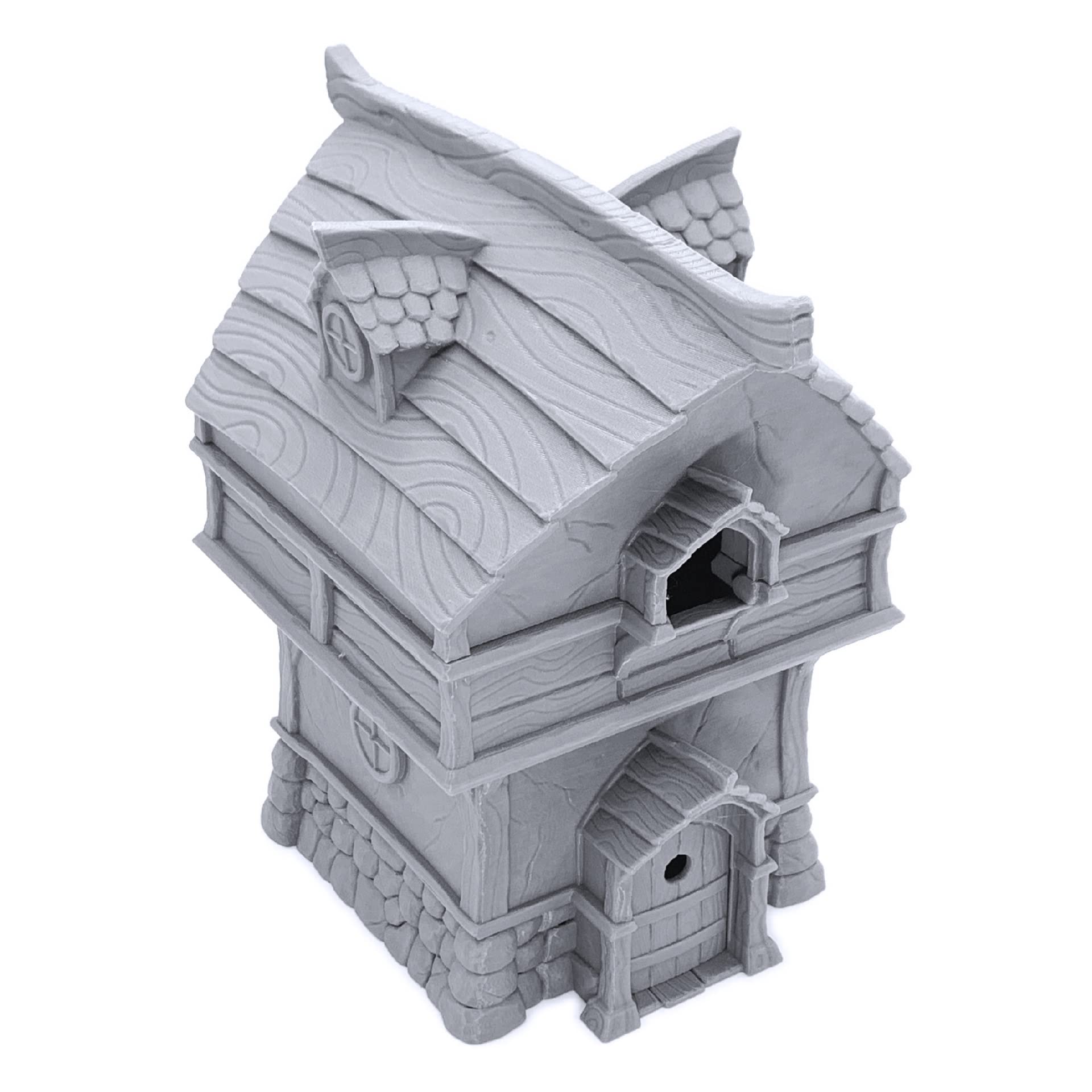 EnderToys Fishing Village Tower by Makers Anvil, 3D Printed Tabletop RPG Scenery and Wargame Terrain for 28mm Miniatures