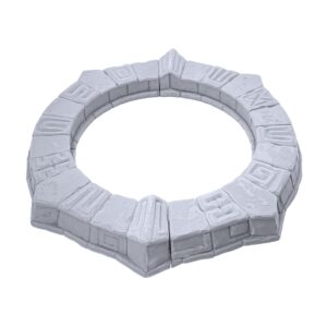 EnderToys Forgotten Circular Temple by Makers Anvil, 3D Printed Tabletop RPG Scenery and Wargame Terrain for 28mm Miniatures