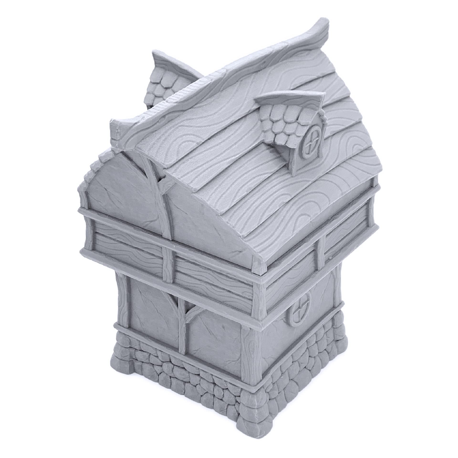 EnderToys Fishing Village Tower by Makers Anvil, 3D Printed Tabletop RPG Scenery and Wargame Terrain for 28mm Miniatures