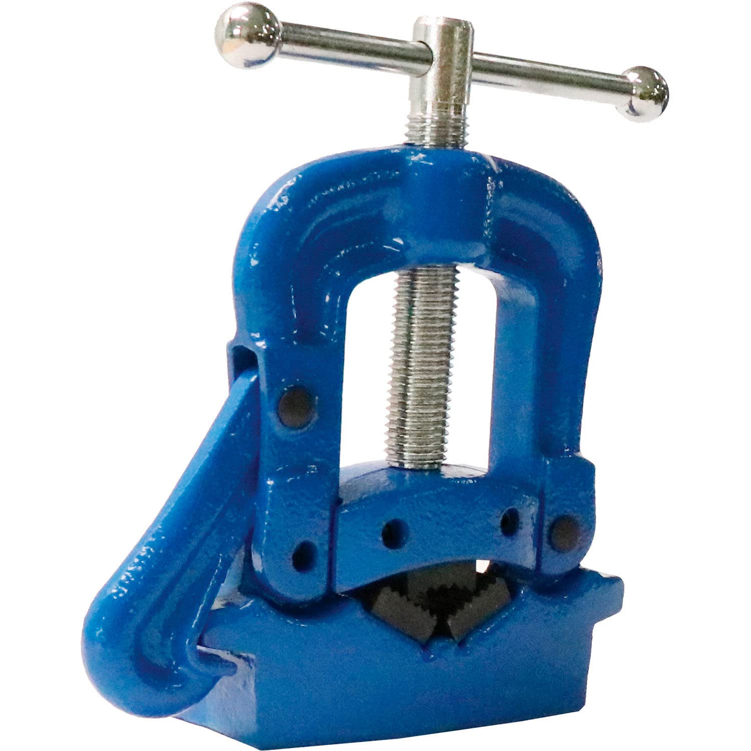 Global Industrial Bench Yoke Vise, 1/8", 3" Pipe Capacity