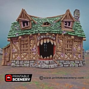 Mimic House DND Terrain for Dungeons and Dragons Terrain, D&D, Pathfinder, Warhammer 40k, Miniatures, D and D, Dungeons and Dragons Gifts, Dungeon Master