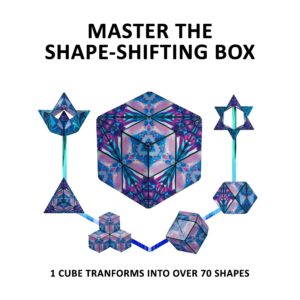 Shashibo Bundle Battle Shapes Magnetizing Puzzle Game and 2 x Mystic Ocean Cubes