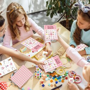 Zodvery Tea Party Bingo Cards, Tea Party Activities Bingo Game, School Party, Birthday, Bridal Shower, Garden Tea Party, Family Activities Party, Group Activity - 24 Players/08chahui