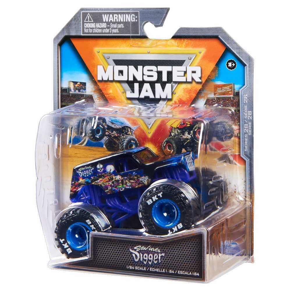 Monster Jam 2023 Spin Master 1:64 Diecast Truck Series 28 Legacy Trucks Son-uva Digger