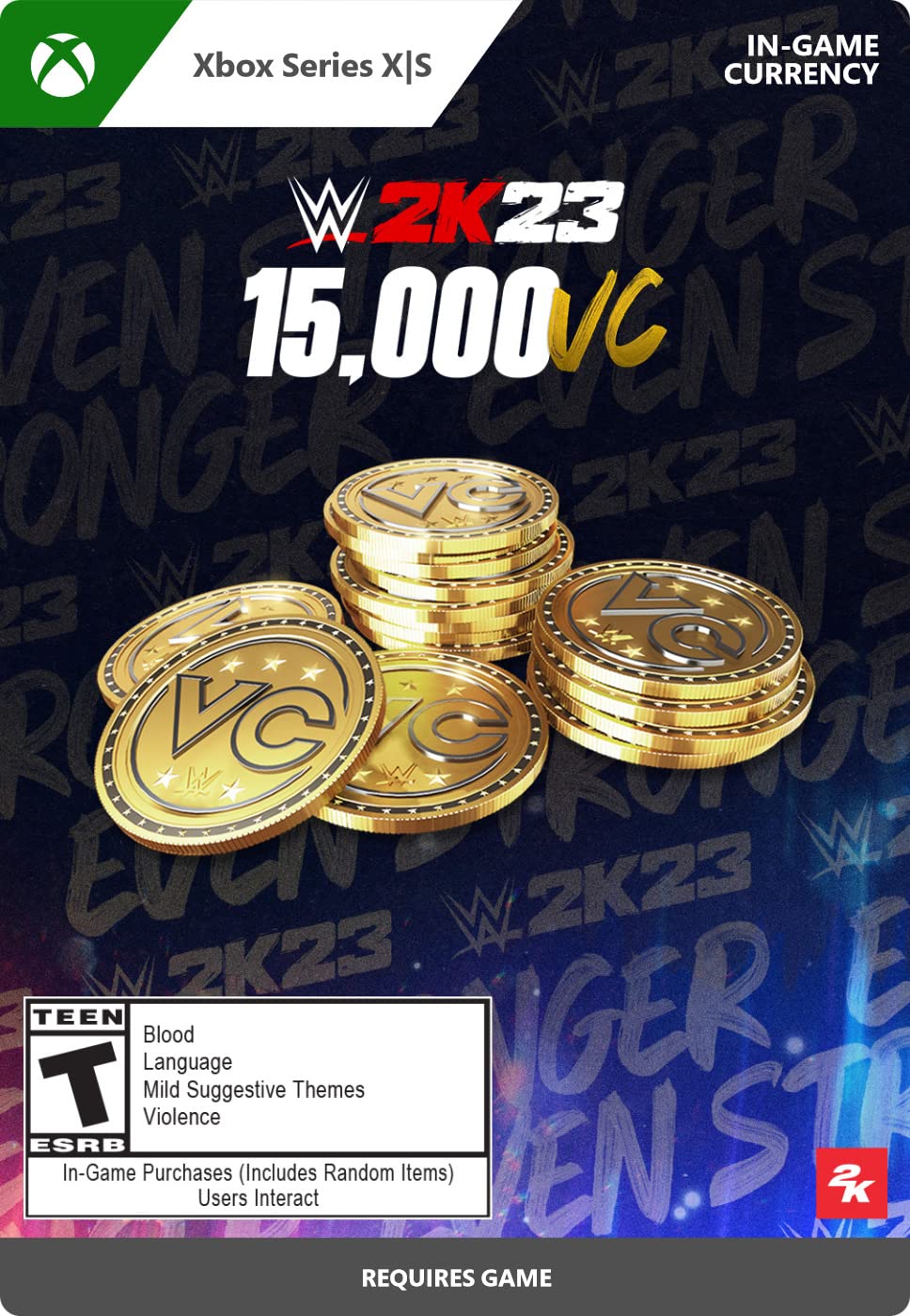 WWE 2K23: 15,000 Virtual Currency Pack - Xbox Series X|S [Digital Code]