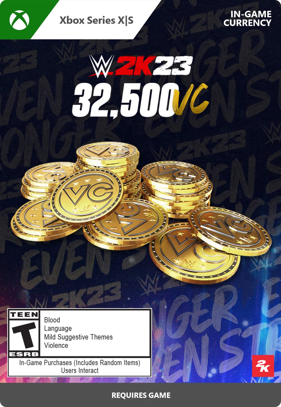 WWE 2K23: 32,500 Virtual Currency Pack - Xbox Series X|S [Digital Code]