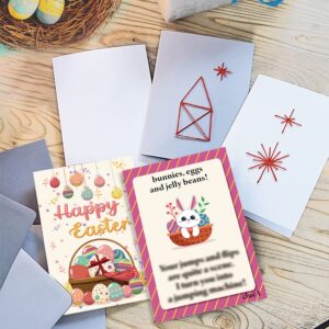 Outdoor Easter Scavenger Hunt Cards with Envelopes, Easter Egg Hunt, Outdoor Scavenger Hunt Games, Easter Bunny, Easter Party Activities, Indoor Easter Party Games-fhjxbk002