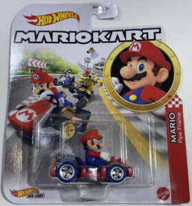 hot wheels - mario kart - mario - pipe frame - 2023 - mint/nrmint ships bubble wrapped in a sized box