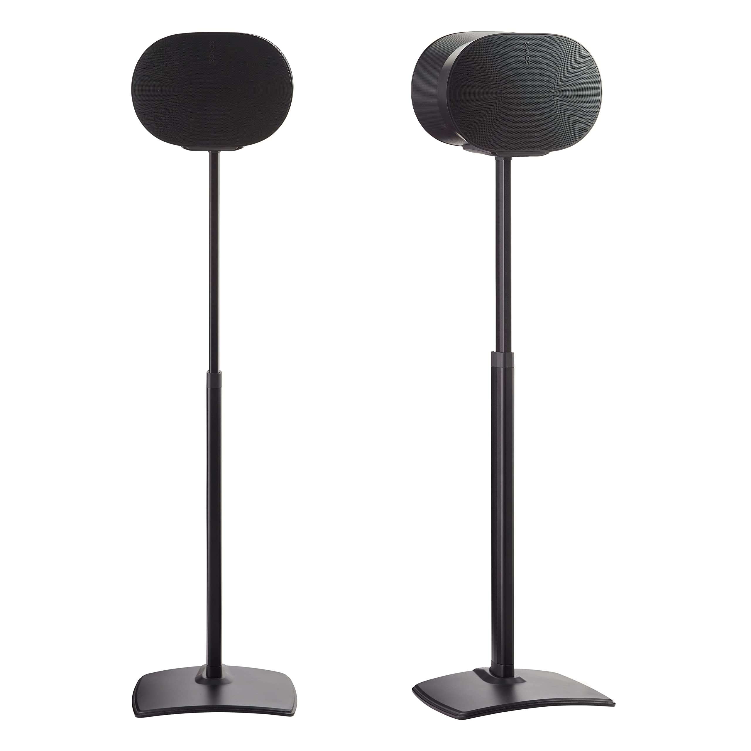 Sanus Height Adjustable Speaker Stands for Sonos Era 300™ (Pair)… (Black)