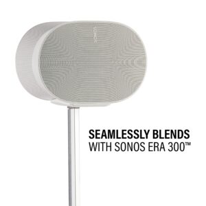 Sanus Height Adjustable Speaker Stand for Sonos Era 300™ (White)