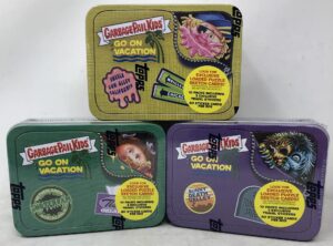 2023 topps garbage pail kids go on vaction tins - all 3 tins!!!