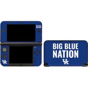 skinit decal gaming skin compatible with 3ds xl 2015 - officially licensed college big blue nation design