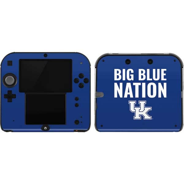 Skinit Decal Gaming Skin Compatible with 2DS - Officially Licensed College Big Blue Nation Design