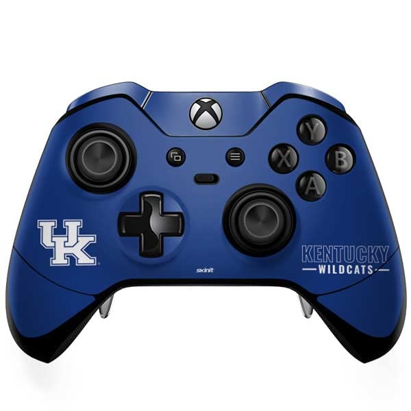 Skinit Decal Gaming Skin Compatible with Xbox One Elite Controller - Officially Licensed College Kentucky Wildcats Design