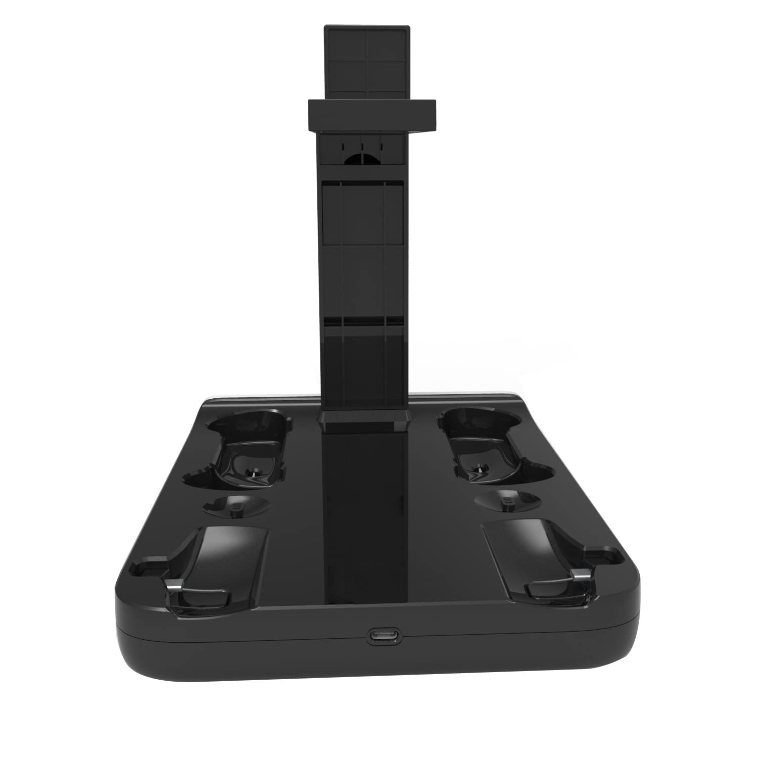 ZahoTse VR2 Charging & Storage Stand for Playstation VR2 Controller,PS VR2 / PS5 Charger with CD Storage Rack Headphone Mount（Playstation VR2 / PS5，Black） FC-PVR2-003