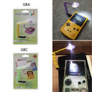 Limentea Worm Light Illumination LED Lamps for Nintend Gameboy Color GBC GBP Console