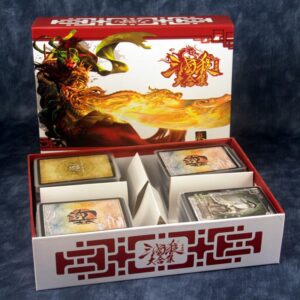 fashionbeautybuy san guo sha sanguosha, deluxe edition board game protected strategy card game - collection gift 1 pack random