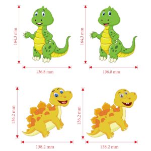 24 Pieces Make Your Own Dinosaur Stickers Make A Face Stickers for Kids Toddlers with Dinosaur System DIY Craft Stickers Kids Party Favor Supplies Crafts