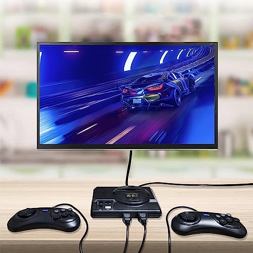 Vicue 2 Pack Game Controller Features 8-Way Directional Pad, 6 Digital Buttons and Mode Buttons Compatible for Sega Genesis