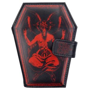 kreepsville 666 goathead satanic sigil baphomet coffin wallet