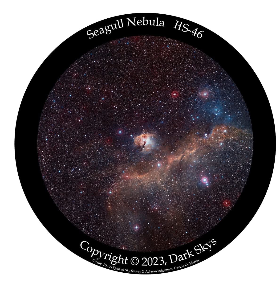 HS-46 Segull Nebula Star disc for The Homestar Flux