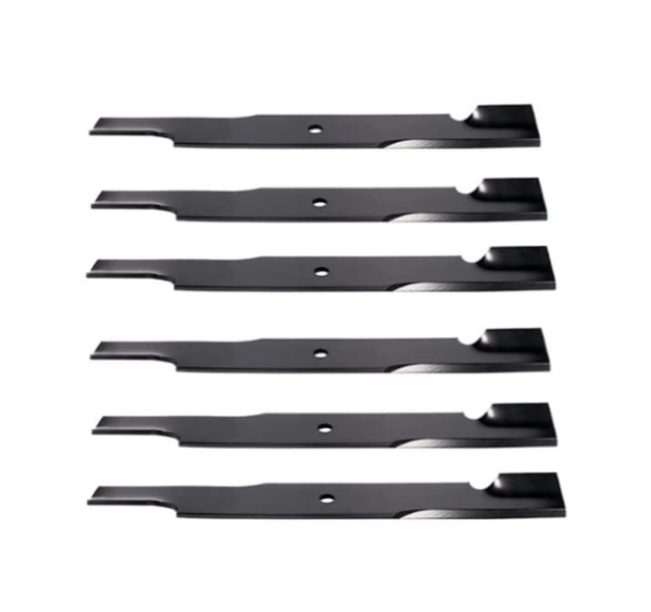 Technology Parts Store 6PK Heavy Duty Super Strength High Lift Mower Blades 038-6060-00 Size: 20-1/2" x 2-1/2", Center Hole: 5/8" Compatible with Bad Boy 60" Lawn Mower