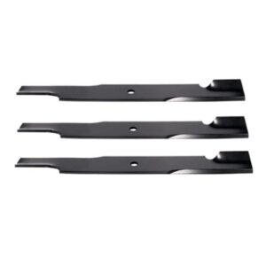 technology parts store 3pk heavy duty super strength high lift mower blades 038-6060-00 size: 20-1/2" x 2-1/2", center hole: 5/8" compatible with bad boy 60" lawn mower