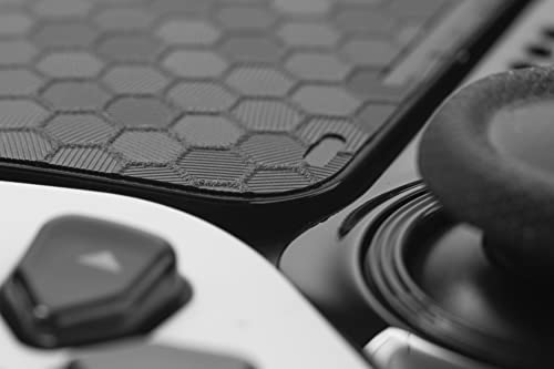 TouchProtect Black Hex Pro Bundle for PS5 | Dualsense Edge & Standard Dualsense Textured Trackpad Skin Combo Pack.