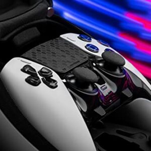 TouchProtect Black Hex Pro Bundle for PS5 | Dualsense Edge & Standard Dualsense Textured Trackpad Skin Combo Pack.