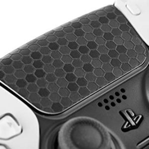 TouchProtect Black Hex Pro Bundle for PS5 | Dualsense Edge & Standard Dualsense Textured Trackpad Skin Combo Pack.