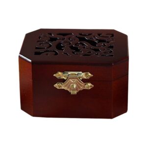 Creative Hollow Cover 18-Note Musical Movement Wind-up Wood Musical Box,Musical Toys for Kids