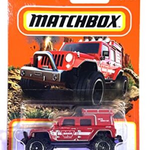 Matchbox - Jeeps Wrangler SUPERLIFT - Red - Matchbox 70 Years - 2023 - Mint/NrMint - Ships Bubble Wrapped in a Correctly Sized Box