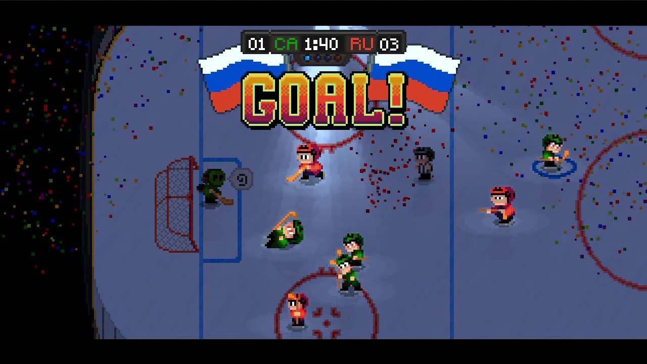 Super Blood Hockey (Retro Edition) (Game + Soundtrack Included) - Nintendo Switch