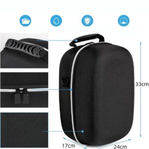 VR Storage Bag Compatible for PS5 VR2/PS VR2, Carrying Case Cover for VR Gaming Headset Hard Travel Box for Virtual Reality Controller EVA Multifunctional Suitcase Pouch Large Capacity