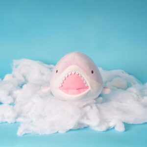 AQI Jinbesan Shark Plush Samesan Mochi Cushion - 13-inch Plush