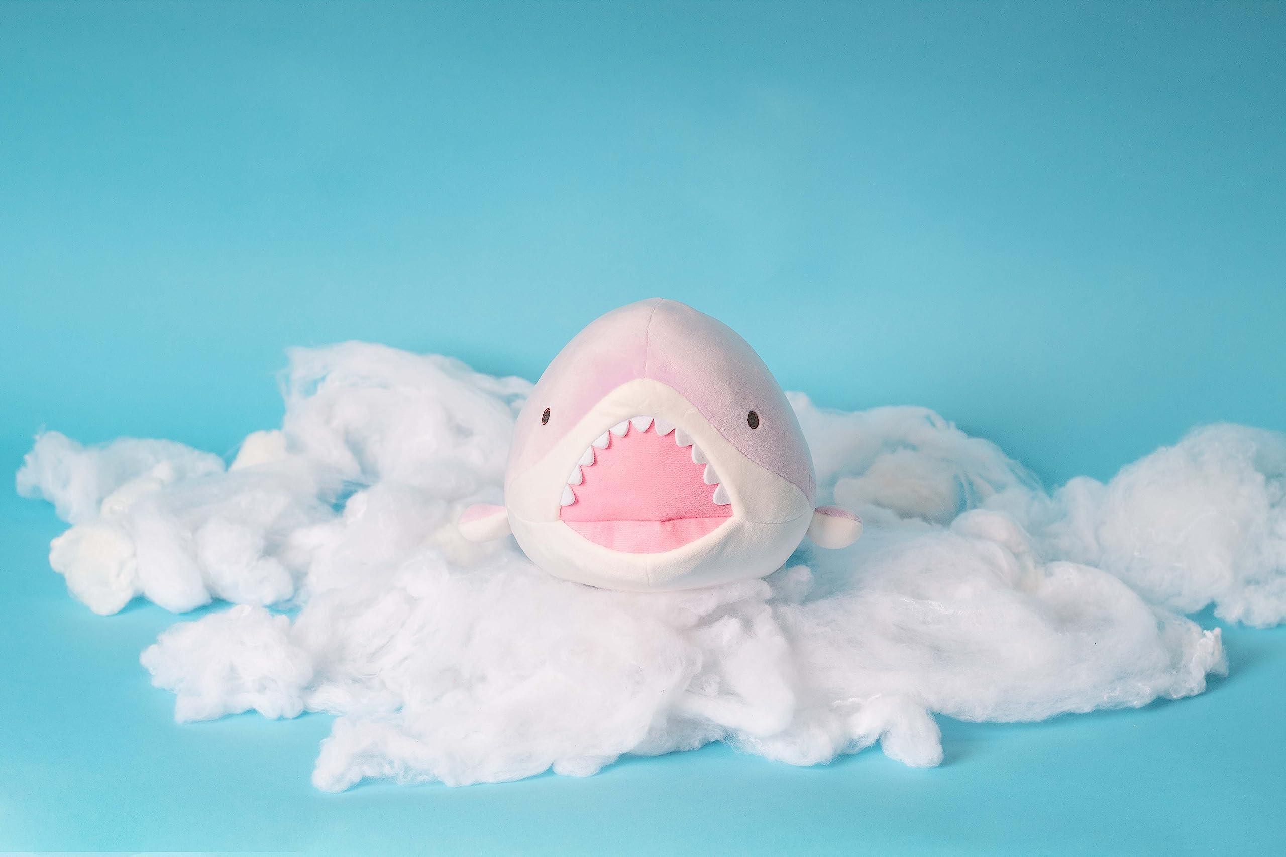 AQI Jinbesan Shark Plush Samesan Mochi Cushion - 13-inch Plush