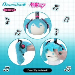 Otamatone Deluxe [Hatsune Miku Edition] Electronic Musical Instrument Portable Synthesizer from Japan Maywa Denki [Includes Removable Plush Wig]