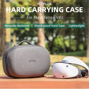 Carrying Case for PS VR2 - Hard Travel Cover Case Portable Bag Protective Box for VR2 VR Headset and Handle Accessories, Suitable for Traveling and Home Storage