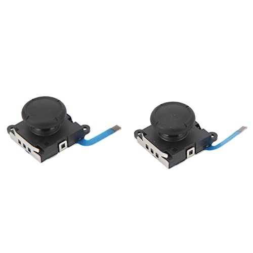 Socobeta Joystick, Game Joystick 2Pcs Tight Fit Accurate Controlling Sensitive for Replacement