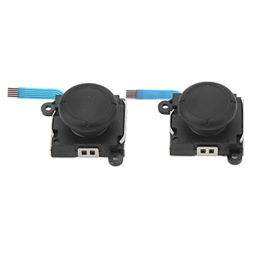 Socobeta Joystick, Game Joystick 2Pcs Tight Fit Accurate Controlling Sensitive for Replacement