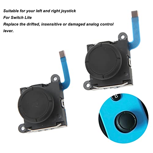 Socobeta Joystick, Game Joystick 2Pcs Tight Fit Accurate Controlling Sensitive for Replacement